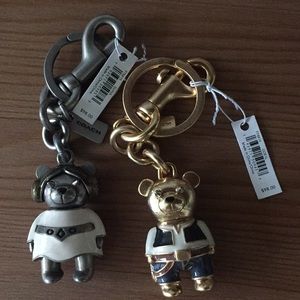 Star Wars x Coach keychain Han Solo Princess Leia
